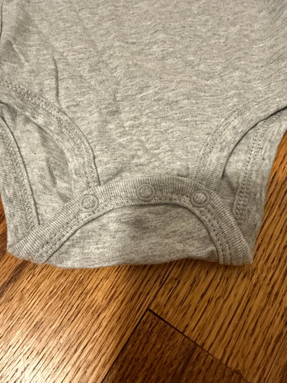 Carter's Red & Gray Raglan Sloth One-Piece - Picture 4 of 5